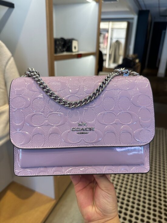 Coach Handbags - NWT! Coach CDA97 Klare Crossbody Bag In Signature Leather Light Violet/Silver